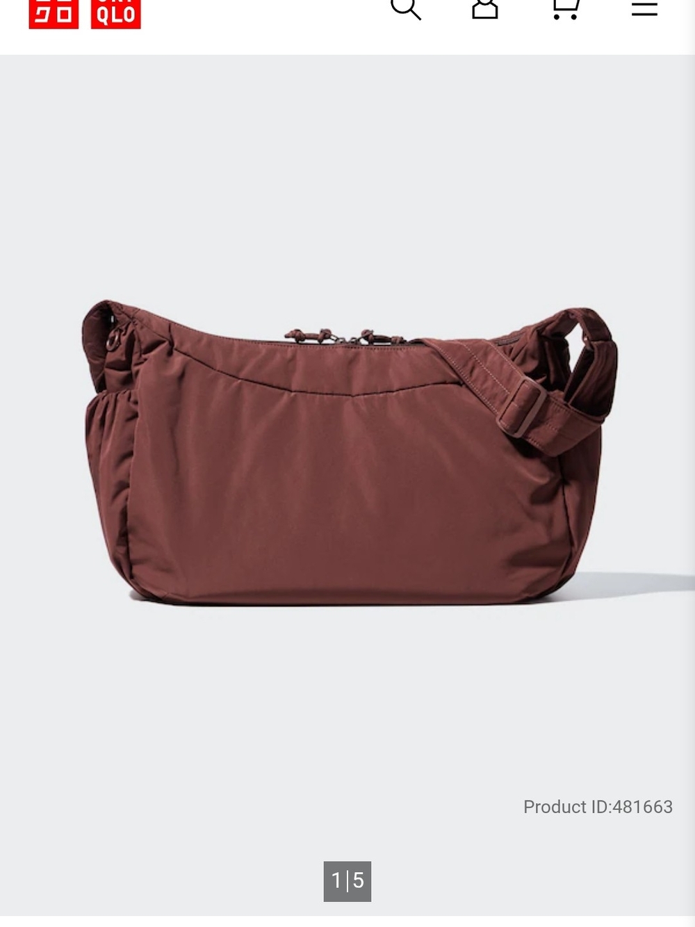 UNIQLO Women’s Brown Shoulder Bag